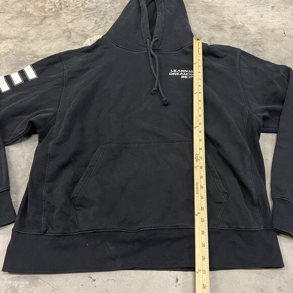 Alphalete Hoodie Mens Large Black Pullover Gym Training Activewear - Picture 2 of 8